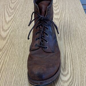Red Wing Men's Brown Leather Lace-Up Boots